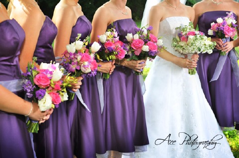Pastels are too passive make a statement with rich royal purple